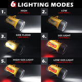 2000LM IPX7 Rechargeable Spotlight